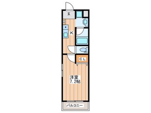 カーサ寝屋川の物件間取画像